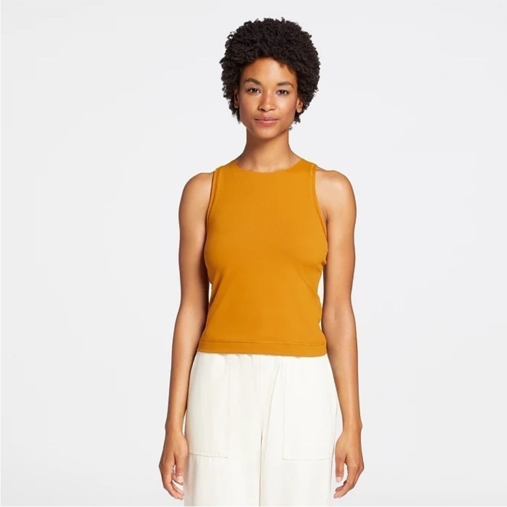 NWT! Calia Women's Essentials Fitness Tank in Bronzed Topaz | size medium